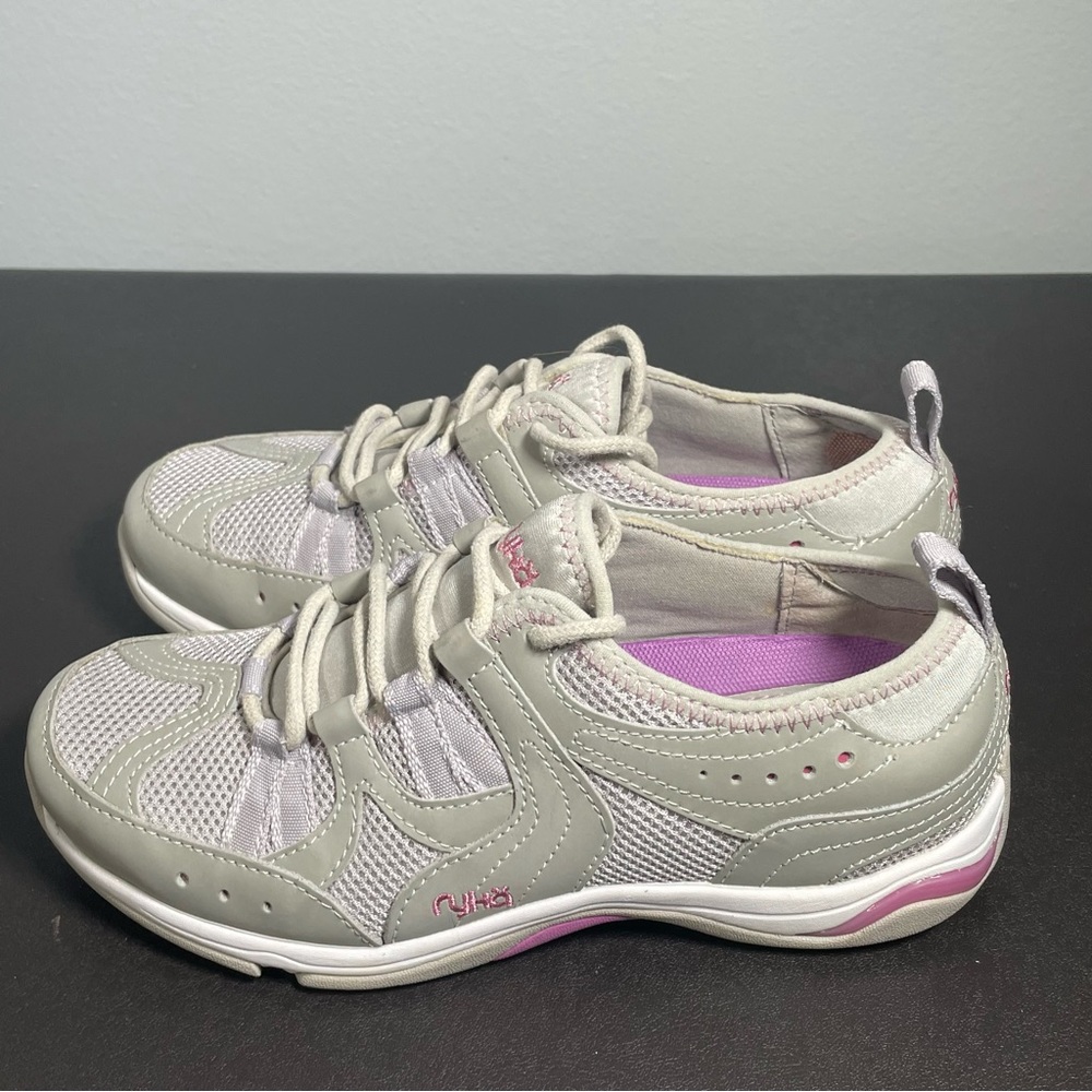 Ryka Sneakers Women's Size 6 Gray/Purple EUC